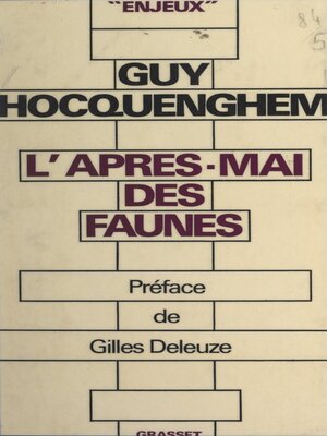 cover image of L'après-mai des faunes